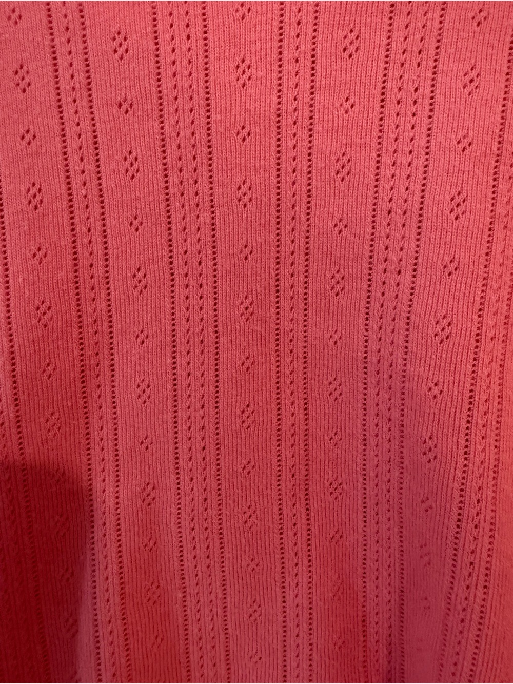 Colsie Ribbed Coral-Pink Tank Top - Picture 4 of 4